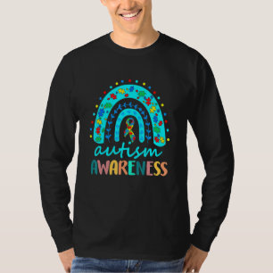 Camiseta Autismo Conciencia sobre el rompecabezas del arcoi