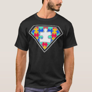 Camiseta Autismo Conciencia Superhéroe autismo obsequia edu