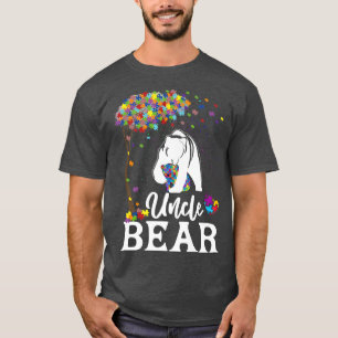 Camiseta Autismo Conciencia Tío Oso Apoyo Premi Autista