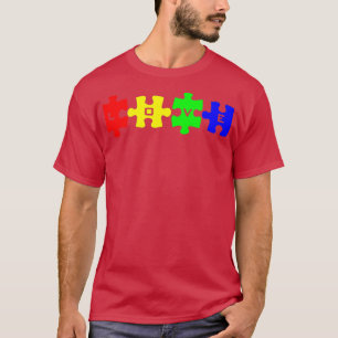 Camiseta Autismo Concienciación Amor piezas del rompecabeza