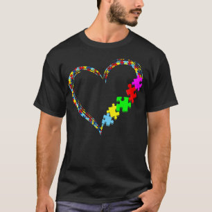 Camiseta Autismo Concienciación Amor Rompecabezas Pieza Reg