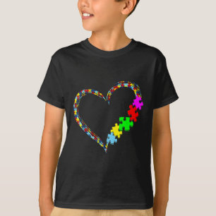 Camiseta Autismo Concienciación Amor Rompecabezas Pieza Reg
