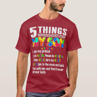 Camiseta Autismo Concienciación apoya autismo hijo por mamá