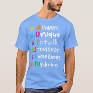 Camiseta Autismo Concienciación Apoya El Autismo De Los Niñ