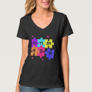 Camiseta Autismo Concienciación Apoyo a Madre Autista Con P