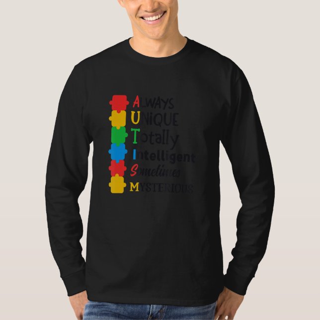 Camiseta Autismo Concienciación Apoyo A Niños Autistas Para (Anverso)