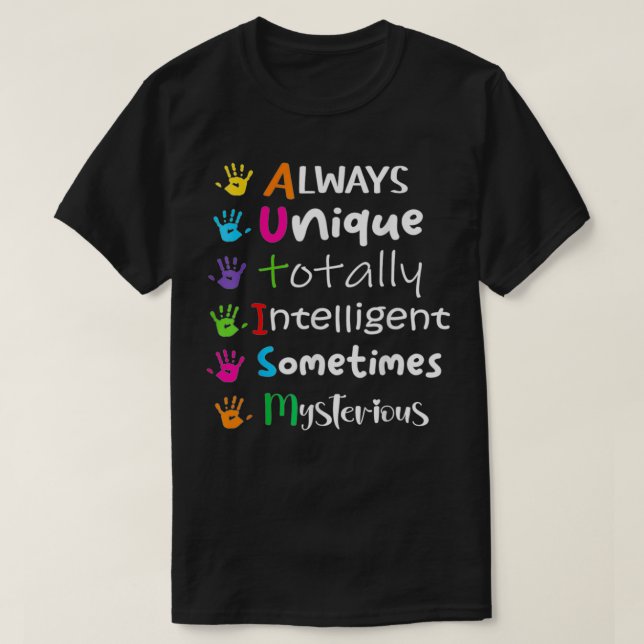 Camiseta Autismo Concienciación Apoyo Autismo Niños Para El (Diseño del anverso)