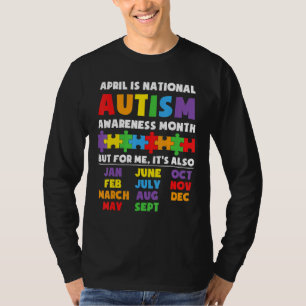 Camiseta Autismo Concienciación Ayuda A Niños Con Autismo P