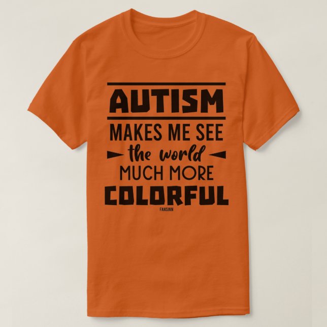 Camiseta Autismo Concienciación Día de los adversarios auti (Diseño del anverso)