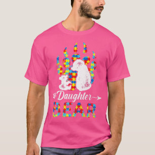 Camiseta Autismo Concienciación Hija El Oso Apoya El Autism