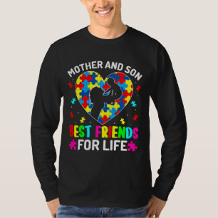 Camiseta Autismo Concienciación Madre E Hijo Guerrero Del A