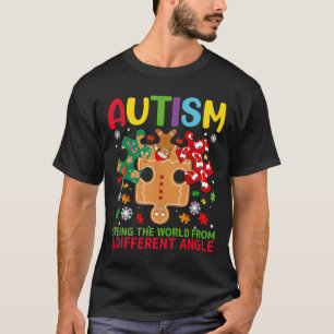 Camiseta Autismo Concienciación Navidades Navidad autista D