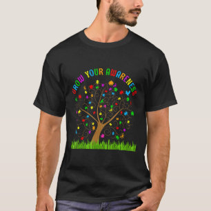 Camiseta Autismo-Crecen Tu Conciencia-Regalo de Conciencia 