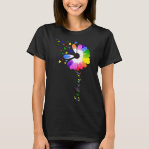 Camiseta Autismo-Daisy Dandelion Sé Amable Conciencia del A