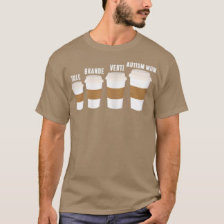 Camiseta Autismo De Café Gracioso Para Mujeres Tshirt De Ma