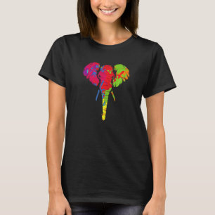 Camiseta Autismo de elefantes coloridos Conciencia sobre la