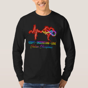 Camiseta Autismo de enfermería acepta entender el amor auti