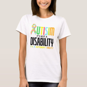 Camiseta Autismo de Guay Sin Discapacidad Sólo Otro Auto De