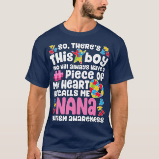 Camiseta Autismo de Nana para hombres Chicas niñas profesor