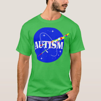 Camiseta Autismo de viajes espaciales