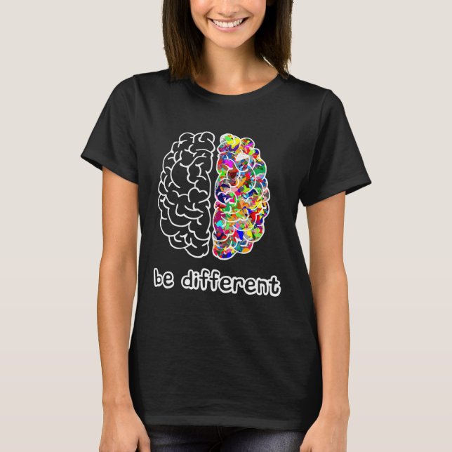 Camiseta Autismo Día de Concienciación Autista Asperger El  (Anverso)