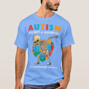 Camiseta Autismo Día de Concienciación Dabbing Diseño para