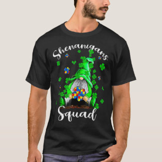 Camiseta Autismo Día de San Patricio Shenanigans Escuadrón