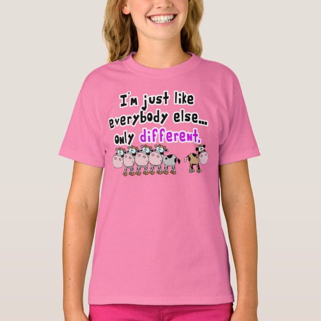 Camiseta Autismo diferente (Anverso)