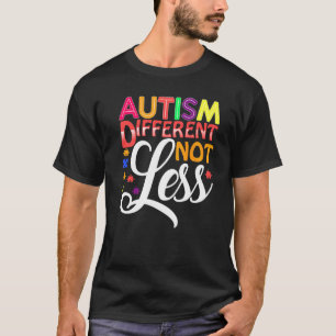 Camiseta Autismo diferente no menos