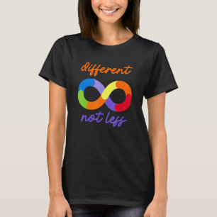 Camiseta Autismo diferente, no menos conciencia del autismo