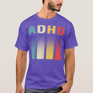 Camiseta Autismo divertido de vintage adhd Sensibilización