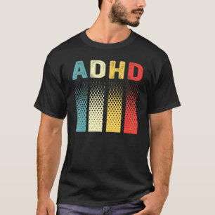 Camiseta Autismo divertido de vintage adhd Sensibilización