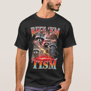 Camiseta Autismo Divertido Rizz Em Con El Tism Meme Autista