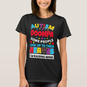 Camiseta Autismo Doompa La Gente Busca A Sus Héroes Levantá