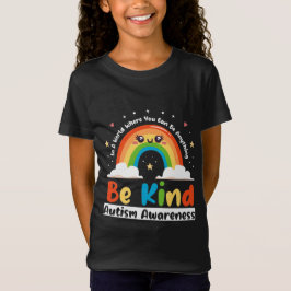 Camiseta Autismo El arcoiris es como el autismo niños en el