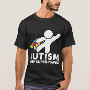 Camiseta Autismo-El Autismo Es Mi Superpoder Orgullo Autist