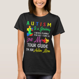 Camiseta Autismo-El autismo es un viaje Concienciación sobr