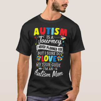 Camiseta Autismo-El autismo es un viaje que nunca planeé Am