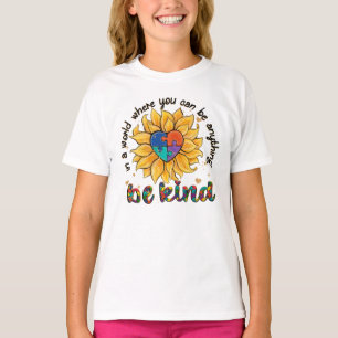 Camiseta Autismo El Girasol Ser Amable