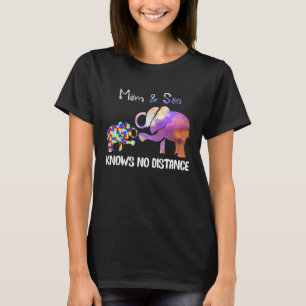 Camiseta Autismo Elefante Divertido, Madre E Hijo No Saben 