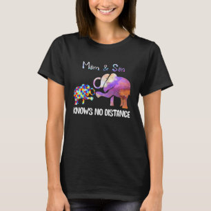 Camiseta Autismo Elefante Divertido, Madre E Hijo No Saben 