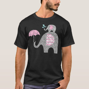 Camiseta Autismo Elefante Mamá Autismo Niños Concientizació