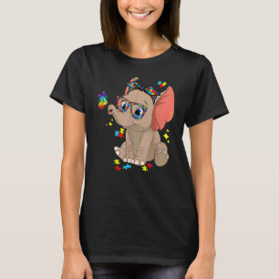 Camiseta Autismo Elephant Glasses Conciencia Mamá Hijos Aut