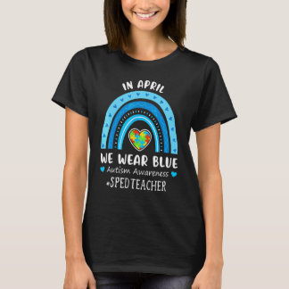 Camiseta Autismo En Abril Usamos Blue Special Education Spe
