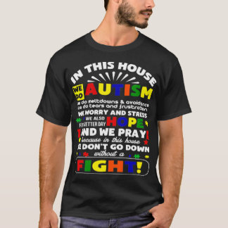 Camiseta Autismo en esta casa no bajamos sin Wi-Fi