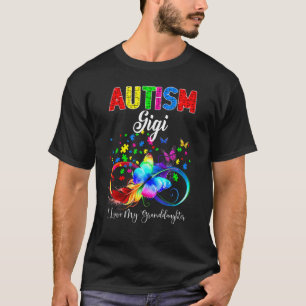 Camiseta Autismo Gigi Amo a mi nieta Apoyo Autista