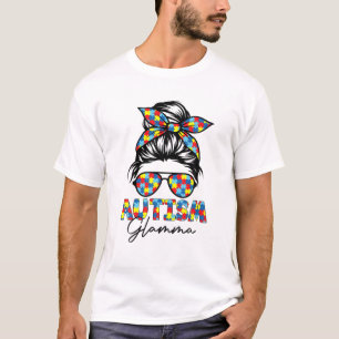 Camiseta Autismo Glamma Vida Desordenada Bun Dia De Madre G