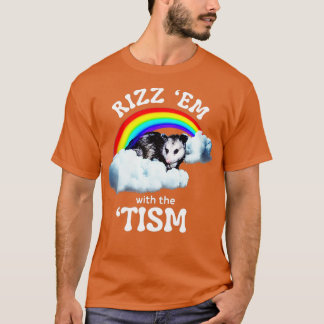 Camiseta Autismo Gracioso Rizz Em Con El Meme De Tismo Auti