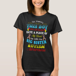 Camiseta Autismo Gran Hermana Hermano Amor Cita Autismo Awa