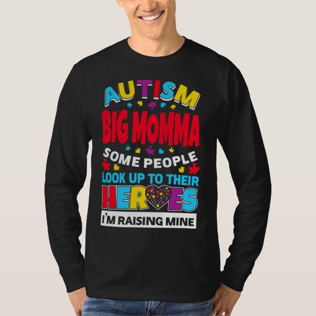 Camiseta Autismo Gran Momma La Gente Busca Su Subida De Hér (Anverso)